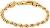Emanuele Bicocchi Gold Rope Chain Bracelet In Gold