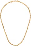 Emanuele Bicocchi Gold Wrapped Rope Chain Necklace In Gold