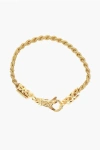 Emanuele Bicocchi Golden Effect Silver Braided Bracelet