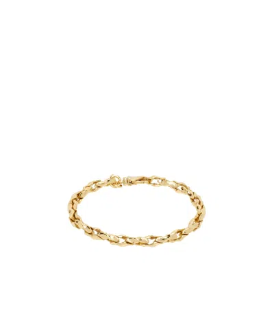 Emanuele Bicocchi Hammered Bracelet In Yellow