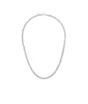 Emanuele Bicocchi Hammered Chain Necklace In White