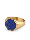 Emanuele Bicocchi Hex Signet Ring In Gold