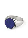 Emanuele Bicocchi Hex Signet Ring In Silver