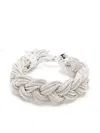 Emanuele Bicocchi Ice Braided Bracelet In White