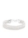 Emanuele Bicocchi Ice Braided Bracelet In White