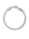 Emanuele Bicocchi Infinity Loop Bracelet In Silver