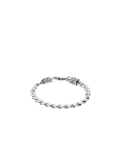 Emanuele Bicocchi Infinity Loop Bracelet In White