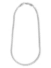 Emanuele Bicocchi Infinity Loop Necklace In Silver