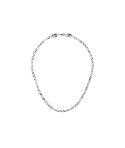 Emanuele Bicocchi Infinity Loop Necklace In White