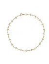 Emanuele Bicocchi Intricate Cross Motif Necklace In Sterling Silver In Gold