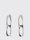 Emanuele Bicocchi Silver Chain Link Earrings In Silver