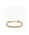 Emanuele Bicocchi Knitted Design Bracelet In Yellow