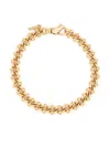 Emanuele Bicocchi Knot-detail Gold-plated Chain Bracelet In Gold
