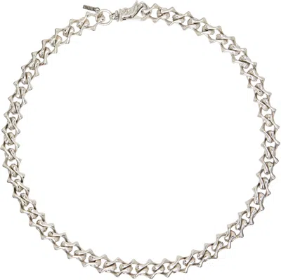 Emanuele Bicocchi Large Arabesque Necklace In Silver