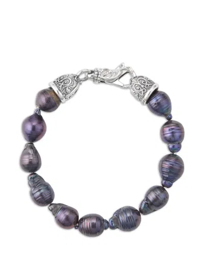 Emanuele Bicocchi Large Baroque Pearl Bracelet In Multi