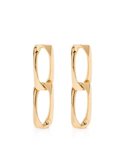 Emanuele Bicocchi Large Chain Drop Earring In Gold