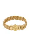Emanuele Bicocchi Large Diamond-cut Flat Braided Bracelet In Gold