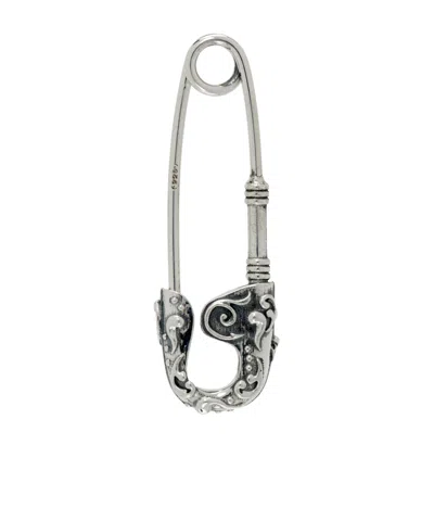 Emanuele Bicocchi Large Pin Single Earring In Transparent