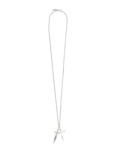 Emanuele Bicocchi Large Pugnale And Cross Necklace