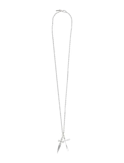 EMANUELE BICOCCHI EMANUELE BICOCCHI LARGE PUGNALE AND CROSS NECKLACE