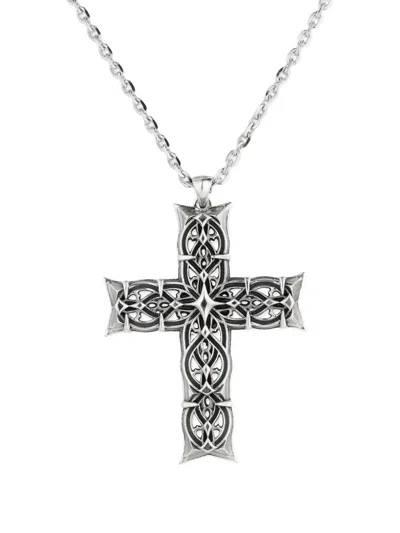 Emanuele Bicocchi Large Reissue Notre-dame Necklace In Silver