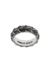 Emanuele Bicocchi Leaves-engraved Ring In Silver