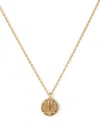 Emanuele Bicocchi Lily Tag Pendant Necklace In Silver