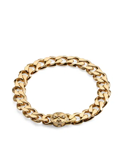 Emanuele Bicocchi Logo-engraved Bracelet In Gold