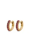 Emanuele Bicocchi Logo-engraved Hoop Earrings In Gold