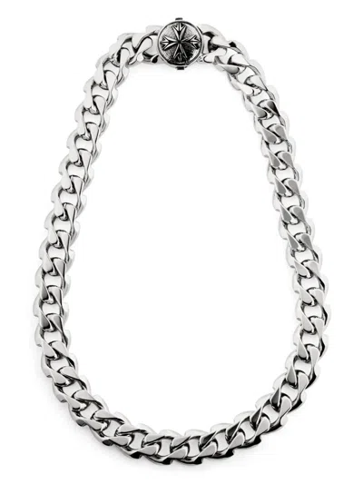 Emanuele Bicocchi Logo-engraved Necklace In Silber