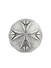 Emanuele Bicocchi Logo Scudo Earring In Metallic