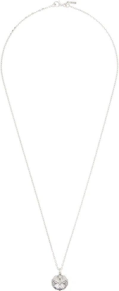Emanuele Bicocchi Logo Scudo Necklace In Silver