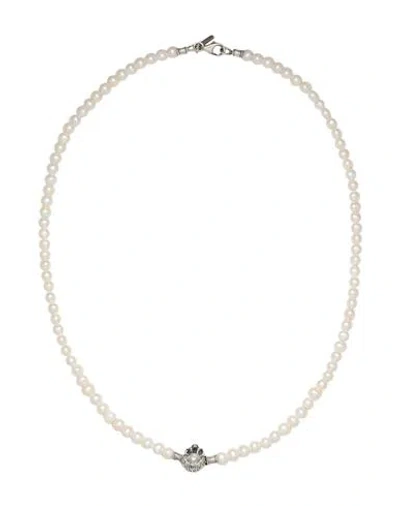 Emanuele Bicocchi Man Necklace White Size - 925/1000 Silver