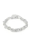 Emanuele Bicocchi Medium Braided Bracelet In 银色