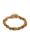 Emanuele Bicocchi Medium Round Braid Bracelet In Gold