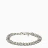 Emanuele Bicocchi Men's Silver 925 Intricate Chain Bracelet In Metallic