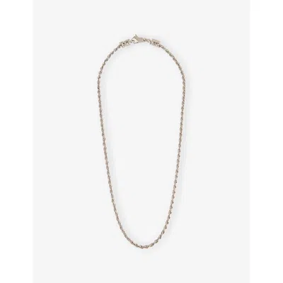 Emanuele Bicocchi Mens Essential Rope 925 Sterling-silver Necklace