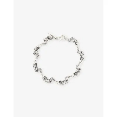 Emanuele Bicocchi Mens Multi Rose Sterling Silver Bracelet In Metallic