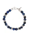 Emanuele Bicocchi Mix Beaded Bracelet In Blue
