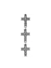 Emanuele Bicocchi Multi-cross Notre-dame Earring In Metallic