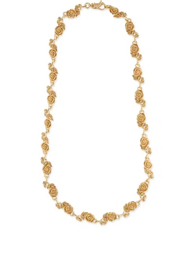 Emanuele Bicocchi Multi Roses Necklace In 金色