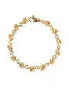 Emanuele Bicocchi Multi-skull Bracelet In Gold
