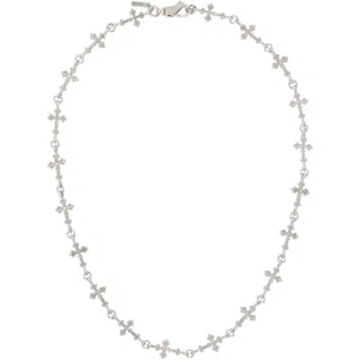 Emanuele Bicocchi Multi-cross Avelli Necklace In Silver