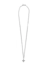 Emanuele Bicocchi Necklace New Mini Crest And Zircone In Metallic