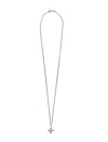 Emanuele Bicocchi Necklace New Mini Crest And Zircone In Silver