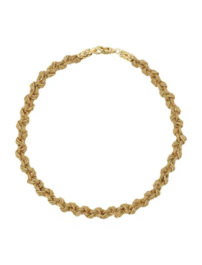 Emanuele Bicocchi New Rope Knot Necklace In Gold