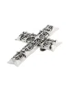 Emanuele Bicocchi Notre Dame Cross Brooch In Metallic