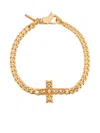 Emanuele Bicocchi Notre-dame Cross-detail Bracelet In Gold