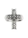 Emanuele Bicocchi Notre-dame Cross Ring In Metallic