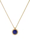 Emanuele Bicocchi Octagon Lapis Necklace In 金色
